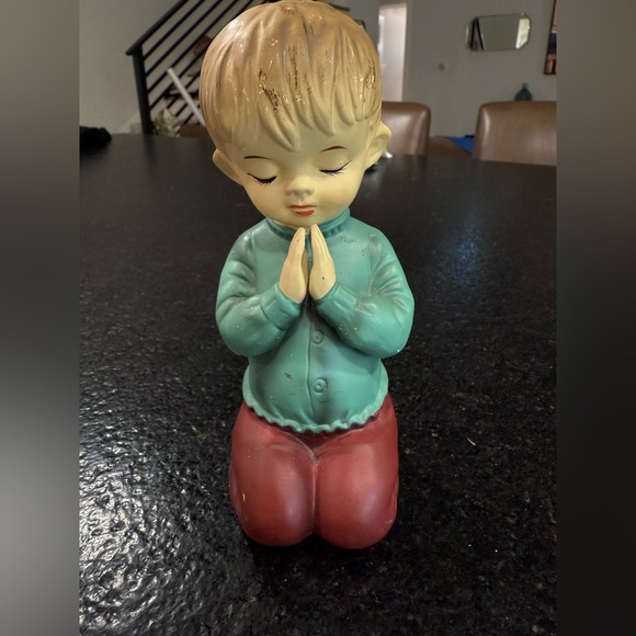 Vintage Norleans Kneeling Praying Boy Figurine – Made in Japan – 6” Tall - Picture 5 of 6